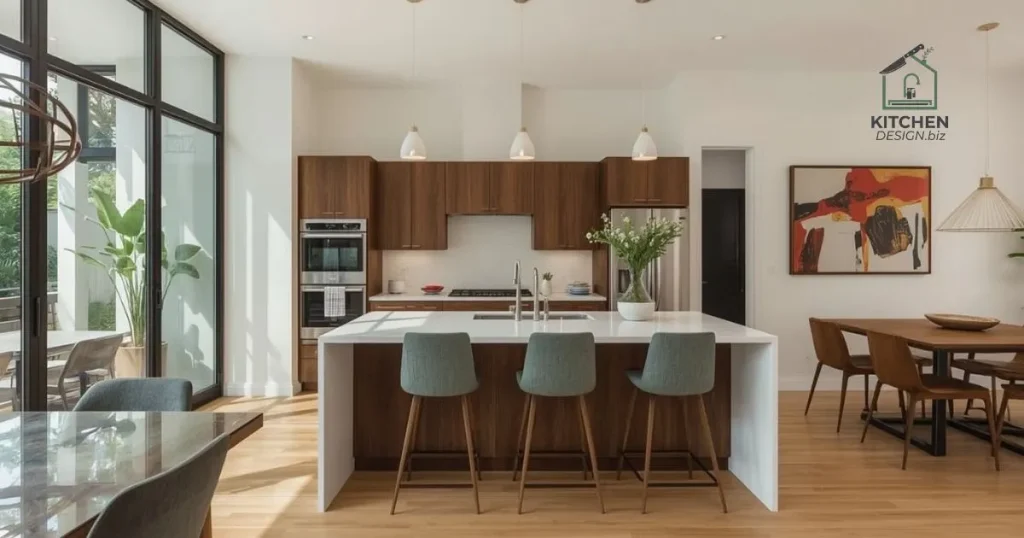 Open-Concept Small Kitchen Layout