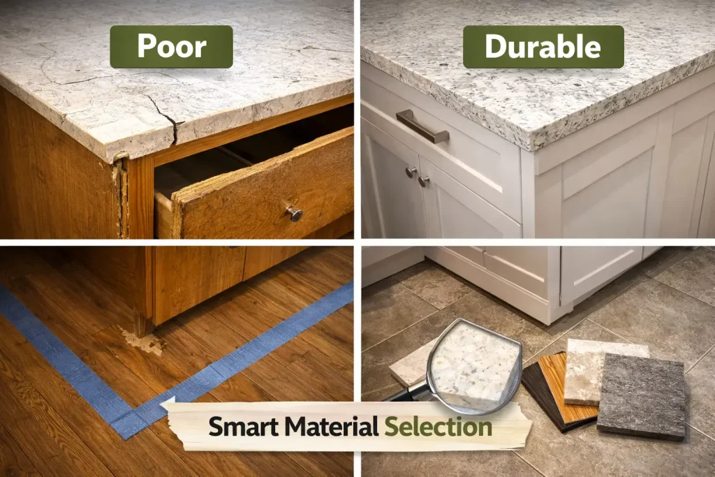 Poor Material Selection Leads to Quick Wear and Tear