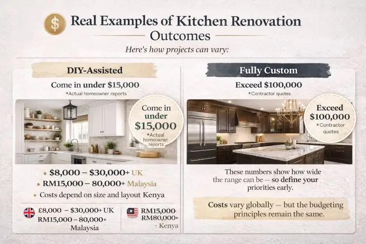 Real Examples of Kitchen Renovation Outcomes