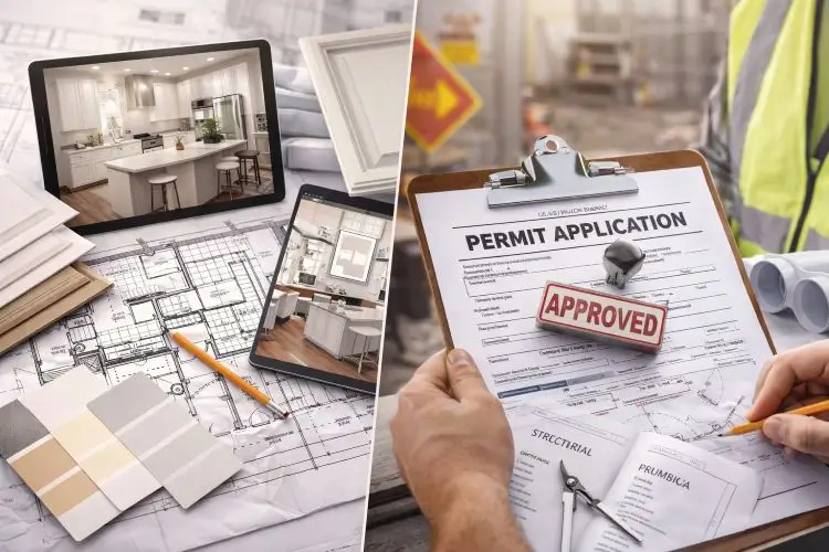 Kitchen renovation planning and approvals