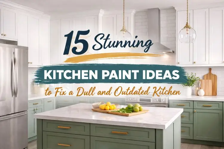 15 Stunning Kitchen Paint Ideas to Fix a Dull and Outdated Kitchen