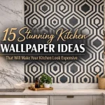 15 Stunning Kitchen Wallpaper Ideas to Make Your Kitchen Look Expensive