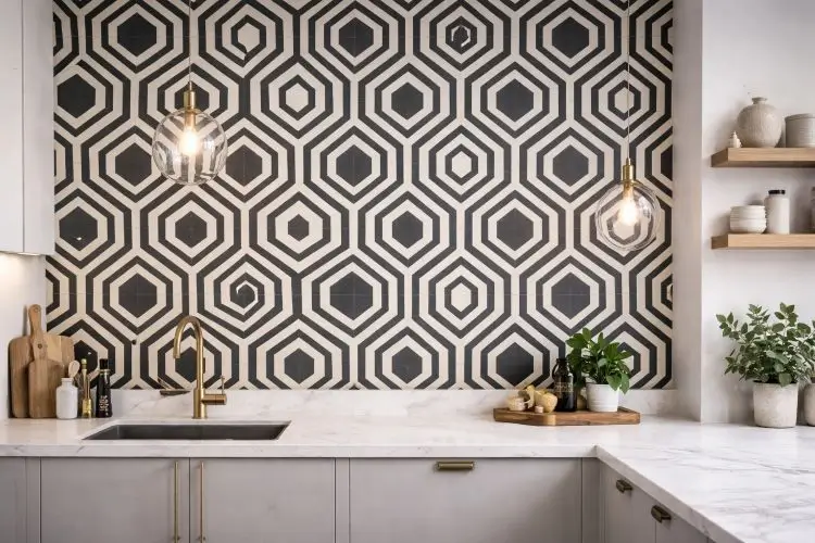 Bold Geometric Patterns for a Statement Wall