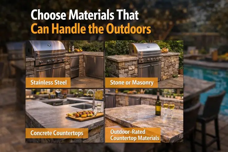 Choose Materials That Can Handle the Outdoors