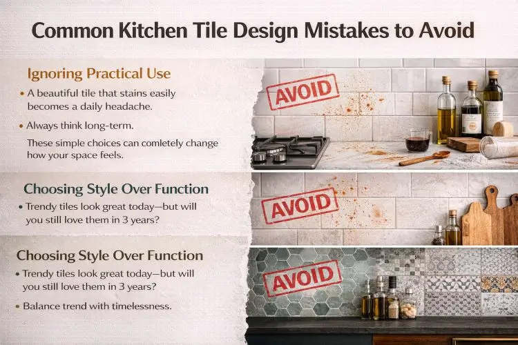 Common Kitchen Tile Design Mistakes to Avoid