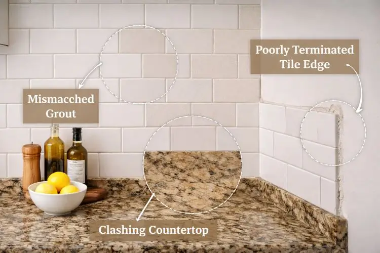 kitchen backsplash mistakes to avoid