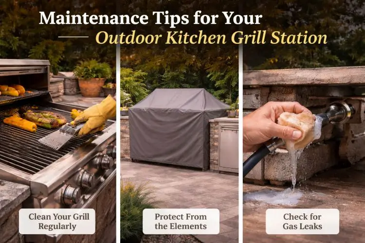 Maintenance Tips for Your Outdoor Kitchen Grill Station