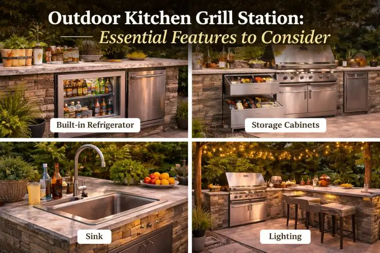 Outdoor Kitchen Grill Station: Essential Features to Consider