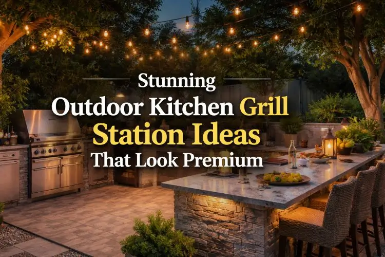 Stunning Outdoor Kitchen Grill Station Ideas for a Premium Outdoor Space (2026)