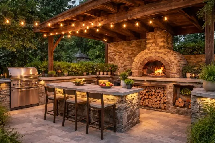 The Classic Rustic Outdoor Kitchen