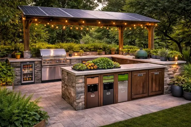 The Eco-Friendly Outdoor Kitchen