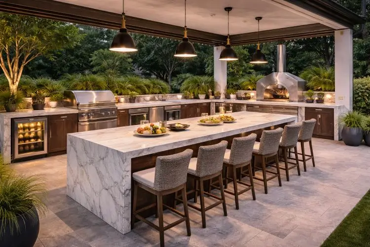The Luxury Outdoor Kitchen