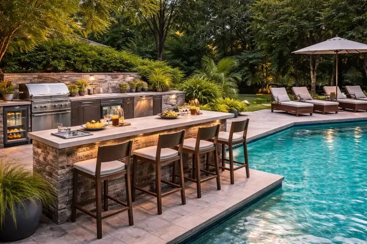 The Poolside Outdoor Kitchen