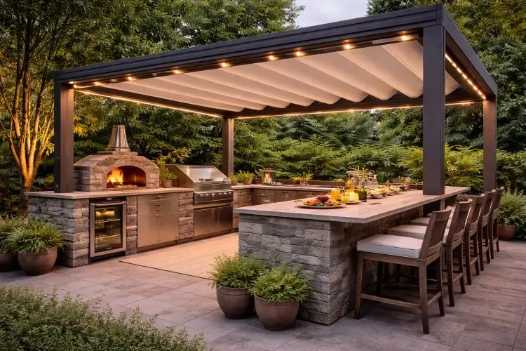 The Retractable Roof Pergola