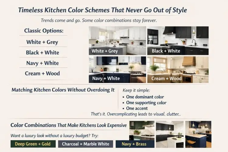 Timeless Kitchen Color Schemes That Never Go Out of Style